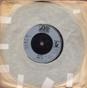 Boney M - Belfast - UK 7" Single - K11020 vg/ex