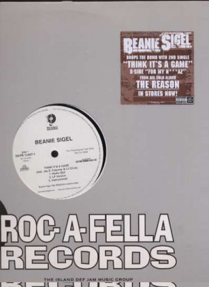 Beanie Sigel - Think It's A Game - USA 12" Single - DEFR15407-1 ex/m