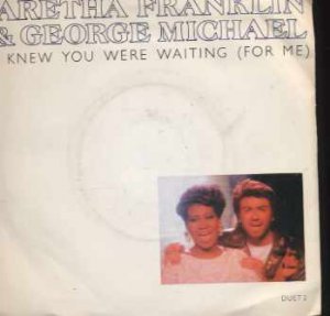 Aretha Franklin & George Michael - I Knew You Were Waiting (For Me) - UK 7" Sin