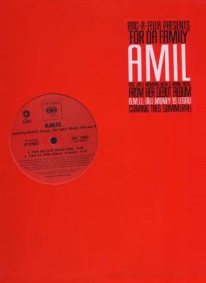 Amil - For Da Fam - USA 12" Single - CAS12852 ex/m