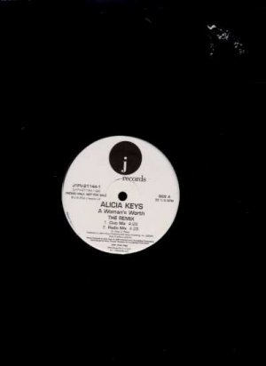 Alicia Keys - A Woman's Worth - USA 12" Single - J1PV21144-1 ex/ex