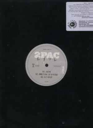 2Pac - Live - Album Sampler - UK 12" Single -  ex/m