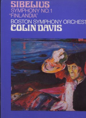 Sibelius Symphony No. 1 Finlandia - Boston Symphony Orchestra -  UK Vinyl LP