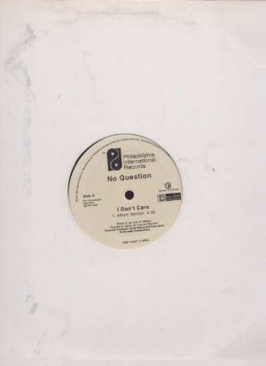 No Question - I Don't Care - USA 12" Single - 8262713SPRO ex/ex