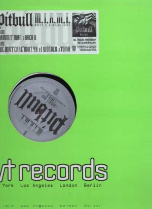 Pitbull - Dammit Man - UK 12" Single - TVTP12005 ex/m