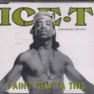 ICE-T - I Ain't New Ta This - 2 track UK Promo CD Single + promo sticker