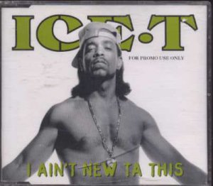 ICE-T - I Ain't New Ta This - 2 track UK Promo CD Single + promo sticker