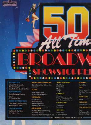 Various - 50 All Time Broadway Showstoppers - UK DBL LP - 50DA301 ex/m