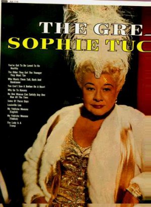 Sophie Tucker - The Great - UK LP - AH115 ex/ex