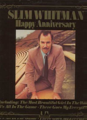 Slim Whitman - Happy Anniversary - UK LP - 29670 vg/ex