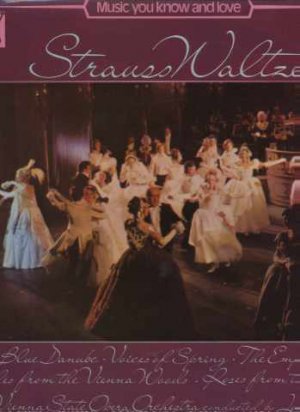 Vienna State Opera Orchestra - Strauss Waltzes - UK LP - MFP57005 ex/m