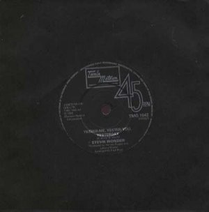 Stevie Wonder - Yester-Me, Yester-You, Yesterday - UK 7" Single - TMG1042 ex/ex