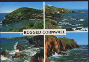 RUGGED CORNWALL POSTCARD - JOHN HIND