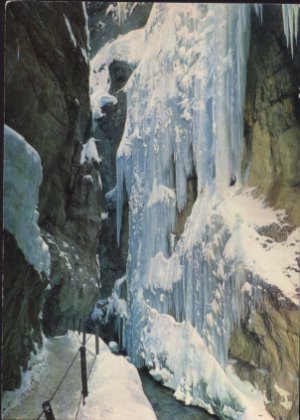 PARTNACHKLAMM Garmisch-Partenkirchen postcard Germany