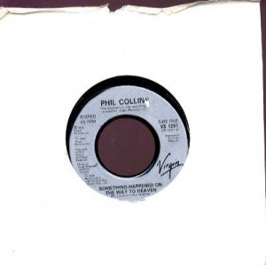 Phil Collins - Something Happened On The Way To Heaven - UK 7" Single - VS1251 v