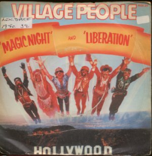 Village People - Magic Night - UK 7" Single - MEr39 vg/ex