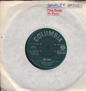 Shirley Bassey - Far Away - UK 7" Single - 45-DB4836 ex/ex