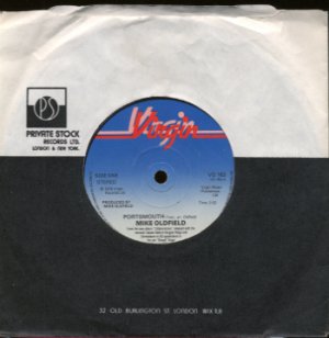 Mike Oldfield - Portsmouth - UK 7" Single - VS163 ex/m