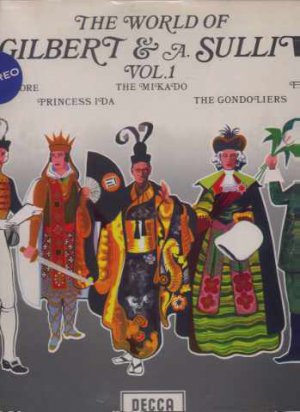 The D'Oyly Carte Opera Company - The World Of Gilbert & Sullivan Vol 1 - UK LP -