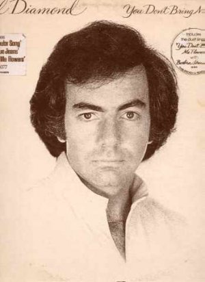 Neil Diamond - You Don't Bring Me Flowers - UK LP - CBS86077 vg/ex