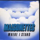 Maisonettes - Where I Stand - UK 7" Single - RSG2 g/m