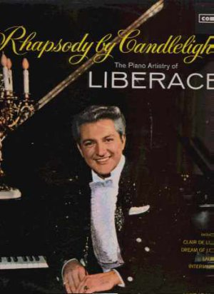 Liberace - Rhapsody By Candlight - UK LP - CRL1076 ex/m