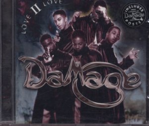 Damage - Love II Love - 4 Track UK CD Single - foldout poster + sticker