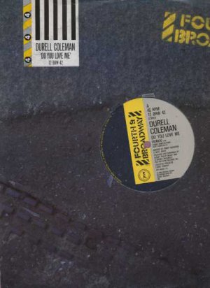 Durell Coleman - Do You Love Me - UK 12" Single - 12BRW42 vg/vg