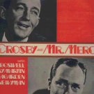 Bing Crosby - Mr. Crosby and Mr. Mercer - UK LP - CDLM8025 ex/m