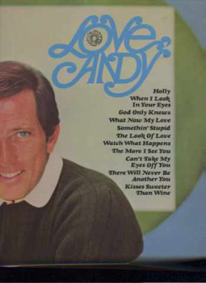 Andy Williams - Love Andy - UK LP - CBS63167 ex/m