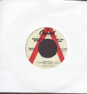 Nelson Riddle - Lolita Ya Ya - UK  Promo 7" Single - rare!