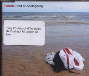 Farrah - Tired Of Apologising -  3 Track UK CD Single