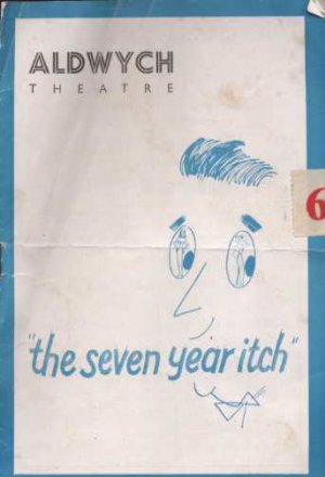 Aldwych Theatre  Programme from 1953 The Seven Year Itch