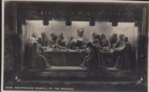 WHIPPINGHAM CHURCH I.W. THE REREDOS Postcard RP