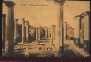 POMPEI- CASA DI MARCO OLCONIO Postcard Italy