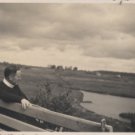 OLD PHOTO Postcard of Man on a Bench
