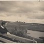OLD PHOTO Postcard of Man on a Bench