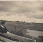 OLD PHOTO Postcard of Man on a Bench