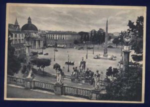 ROMA , Piazza del Popolo ITALY Postcard Cars