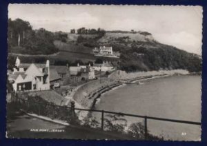 ANN PORT Jersey Postcard by B.B. London - Cars RP Topo 1963