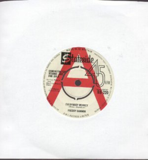 Freddy Cannon - Everybody Monkey - UK  7" Single -  promo!