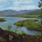 A PEEP OF LOCH KATRINE , TROSSACHS POSTCARD SCOTLAND