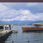 Queen of the Lake landing at Brockhole Windermere Cumbia Postcard