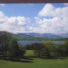 Bowfell and Langdale Pikes viewed from across Windermere Cumbia Postcard