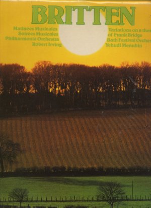 Matinees Musicales - Britten - UK Vinyl LP