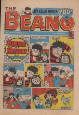 THE BEANO UK COMIC Sept 6th 1986 No. 2303
