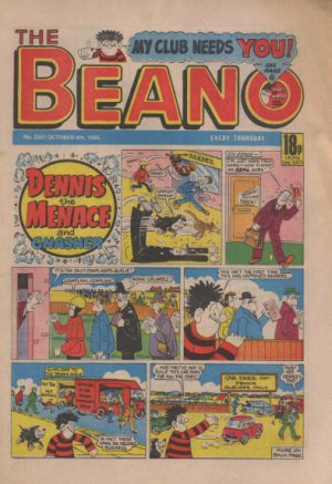 THE BEANO UK COMIC October 4th 1986 No. 2307