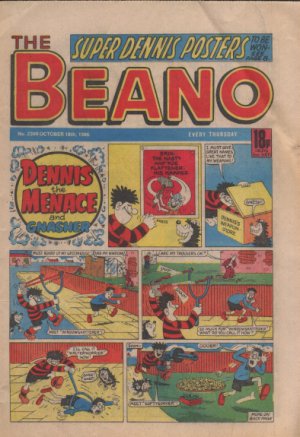 THE BEANO UK COMIC October 18th 1986 No. 2309