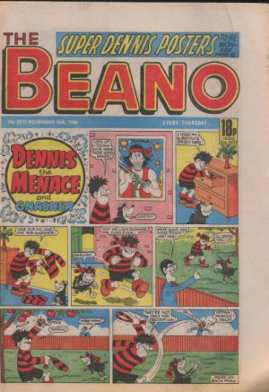 THE BEANO UK COMIC November 15th 1986 No. 2313