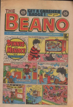 THE BEANO UK COMIC Jan 25th 1986 No. 2271
